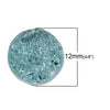 CA546 - 40 pcs Druzy Resin Embellishment Cabochons Assortment - 12mm