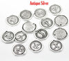P775B - DESTASH - 2.5 lbs (600 pcs.) Antique Silver Alphabet Letters- 18mm – Wax Design