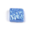 CA963 - 10 pcs Assortment of Resin Embellishment Cabochons Textured - 12mm - Square - Metallic