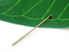 A030 - 300 pcs. Bronze Tone Flat Head Pins - 50mm x 0.7mm - 21 Gauge