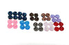 CA546 - 40 pcs Druzy Resin Embellishment Cabochons Assortment - 12mm