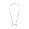 E233 - 200 pcs (100 Pairs) Assortment of Kidney Earwire Earring Hooks -38x16mm - LARGE - 4 Colors - Silver Plated, Gold Plated, Bronze, Copper