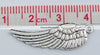 P931 - 40 pcs. LARGE Tibetan Antique Silver Wings Charms - 10mm x 30mm