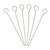 A031 - 10 pcs. 925 Sterling Silver Eye Head Pins - 26mm - 24 Gauge