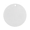 P980 - 10 pcs. Silver Plated Circle Round Stamping Tags- 25mm (1 inch) - 22 Gauge (0.6mm Thick)