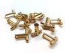 CU049 - Lot of 10 Golden Cuff Links (5 pairs) - 6mm Glue Pad