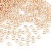 J188 - 500 pcs Rose Gold Plated Open Jump Rings 6mm - 18 Gauge (1mm Thick) - High Quality