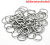 J250 - 200 pcs 304 Stainless Steel Open Jump Rings 13mm - 15 Gauge (1.4mm Thick) - THICK - HEAVY - High Quality