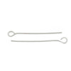 A031 - 10 pcs. 925 Sterling Silver Eye Head Pins - 26mm - 24 Gauge