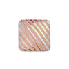 CA951 - 10 pcs Resin Embellishment Druzy Cabochons Coral Multicolor - Stripes - 16mm - Square