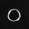 J055 - 100 pcs Silver Plated Open Jump Rings - 9mm - 21 Gauge (0.7mm Thick) - Shiny