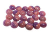 CA686 - 10 pcs Druzy Resin Embellishment Cabochons - 12mm - Glitter Style - Purple and Pink - Bi-Color