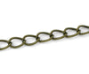 N113 - 10M (32.8 Ft) - Antique Bronze Tone Link-Opened Chain - 5.5x3.5mm