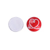 CA978 - 10 pcs Assortment of Circle Heart Glass Round Dome Seals Tiles Cabochons - 12mm - Set 1