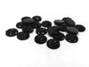 CA187 - 10 pcs Druzy Resin Embellishment Cabochons Black - 10mm - Dome Circle