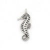 P1006 - 6 pcs. Silver Tone Beach Charms Pendants with Jump Rings- 12mm- 25mm - Variety - Assortment - Mix - Set