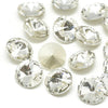 CA918 - 10 pcs. Glass Rhinestone Assortment Faceted Rhinestone Cabochons - Glass Pointed Back - 6mm