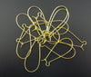 E790 - 200 pcs (100 Pairs) Gold Plated Kidney Earwire Earring Hooks -38x16mm - LARGE (1.5 inch x 0.63 inch) - 38mm x 16mm