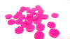 CA126 - 10 pcs Druzy Resin Embellishment Cabochons Hot Pink fuchsia Neon - 12mm (1/2 in)