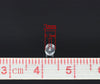 E526 - 1000 pcs (500 Pairs) Clear Rubber Earring Back Stoppers - 3mm x 3mm - Cylinder Shape - Hole Size: 0.5mm