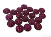 CA610 - 10 pcs Druzy Resin Embellishment Cabochons Berry Red Purple Multicolor - 12mm - Dome Circle
