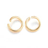 J199 - 50 pcs 304 Stainless Steel Open Jump Rings 6mm - 20 Gauge (0.8mm Thick) - Golden - Tarnish Resistant - OPEN DESIGN