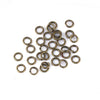 J080 - 100 pcs Antique Bronze Open Jump Rings - 5mm - 18 Gauge (1mm Thick)