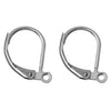 E265 - 30 pcs (15 pairs) 304 Stainless Steel Leverback Earrings - 16x11mm - Hypoallergenic!