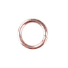 J253 - 1000 pcs Rose Gold Plated Open Jump Rings 5mm - 21 Gauge (0.7mm Thick) - High Quality!