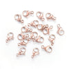 CL166 - 10 pcs. 304 Stainless Steel Lobster Clasps - 12mm x 7mm - Hypoallergenic! - Claw Clasps - Rose Gold Plated