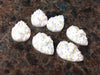 RC0028 - 10 pcs Druzy Resin Embellishment Cabochons White Multicolor - 18x13mm - Teardrop - 18mm x 13mm - 4.5mm Thick