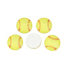 CA731 - 10 pcs Circle Softball Ball Sports Glass Round Dome Seals Tiles Cabochons - 12mm