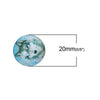CA442 - 30 pcs Circle Wolf Assortment Glass Round Dome Seals Tiles Cabochons - 20mm (3/4")