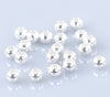 BD400 - 30 pcs 925 Sterling Silver Smooth Ball Spacer Beads- 3mm