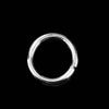J081 - 100 pcs Silver Plated Open Jump Rings - 9mm - 18 Gauge (1mm Thick) - Shiny