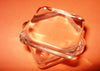 CA284 - 10 pcs. Square Clear Glass Dome Seals Tiles - 15mm - 4.5mm Thick - Flat Top and Bottom