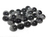 CA688 - 10 pcs Druzy Resin Embellishment Cabochons - 12mm - Glitter Style - Black and Silver - Bi-Color