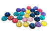 CA1024 - 10 pcs Druzy Resin Embellishment Cabochons - 12mm (1/2 in) - Shimmer Style - Assortment - Multicolor