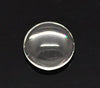 CA279A - Lot of 10 Circle Clear Round Glass Dome Seals Tiles - 8mm (0.3 in)