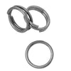 J254 - 500 pcs Double Rings - Stainless Steel Split Jump Rings - 8mm - Hypoallergenic! Tarnish Resistant! Thickness: 0.6mm (22 Gauge)