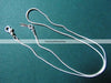 N190 - 10 pcs. Silver Plated Snake Chain Necklace 16" - (1.5mm)