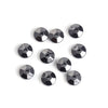 BD244 - 100 pcs Gunmetal Bicone Spacer Beads- 6mm x 2.7mm - Hole Size: 1mm