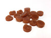 CA129 - 10 pcs Druzy Resin Embellishment Cabochons Light Brown Cappuccino - 12mm (1/2 in)
