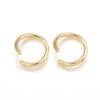 JR0008 - 20 pcs 304 Stainless Steel Open Jump Rings 8mm - 18 Gauge (1mm Thick) - Rose Gold Plated - High Quality!