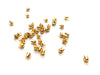 U006 - 100 pcs. - Gold Tone Rivet Stud Spikes - 2.5mm - Metal - 4 Legs