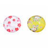 10 pcs Circle Flowers Glass Round Dome Seals Tiles Cabochons - 12mm (1/2 in) - Assortment of Designs - Flower Pattern A