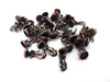 CA713 - 10 pcs. Antique Copper Earring Clips Settings Hinged Bezels Cabochons - 8mm Glue Pad Setting
