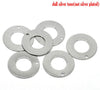 P985 - 10 pcs. Stainless Steel Circle Ring Stamping Tags - 20mm (6/8" inch)