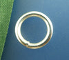 J175A - 100 pcs Silver Plated Open Jump Rings - 10mm - 15 Gauge