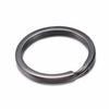 J255 - 5 pcs. 304 Stainless Steel Gunmetal Split Rings Key Rings - 25mm (1 inch) - Hypoallergenic! Tarnish Resistant! - 2mm Thick